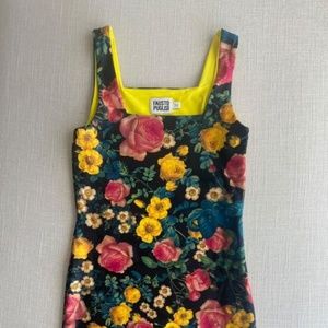 Fausto Puglisi Floral Short Dress
